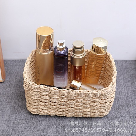 メーカーの現物は手で作って収納かごの家庭用寝室を整理してかごの客間のデスクトップの雑品を整理してかごの3つのセットを収納します。|undefined