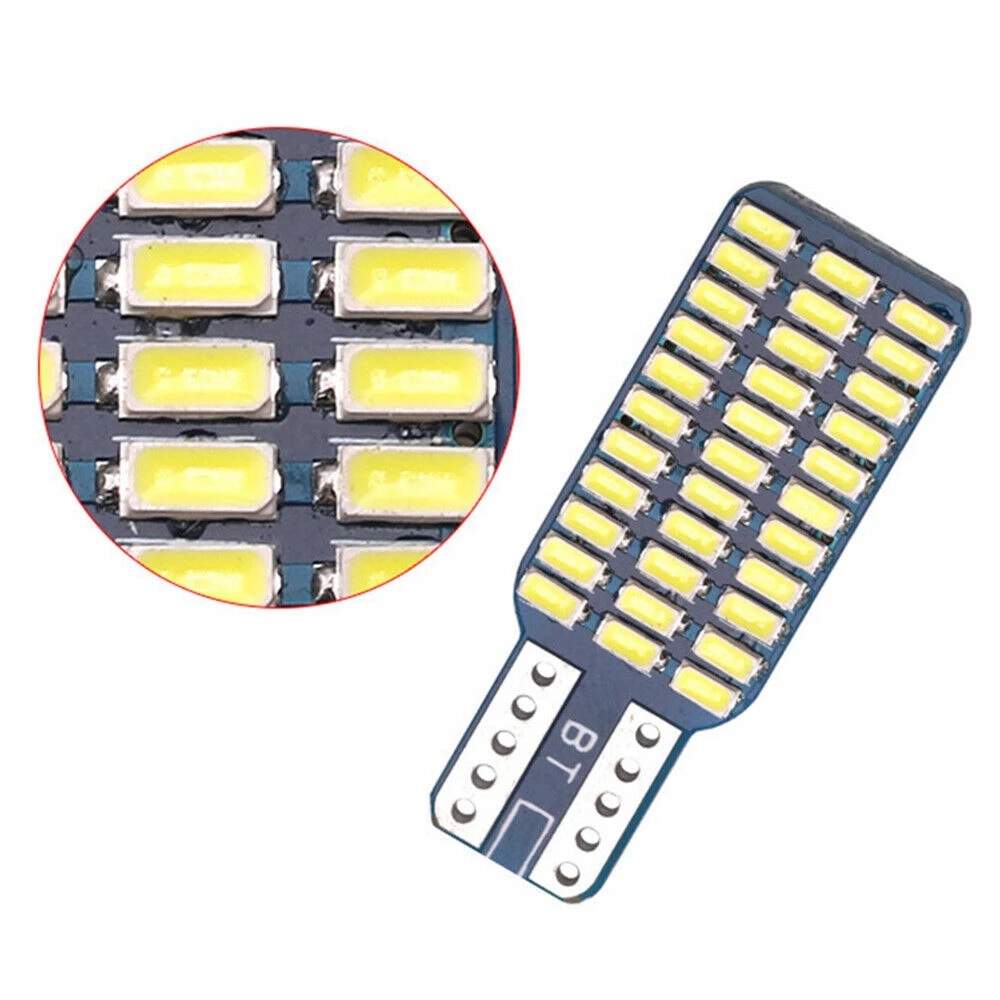 Nuevo T10 3014 33SMD automóvil LED luz de ancho W5W decodificación unilateral luz de lectura de placa de matrícula luz transfronteriza image 3