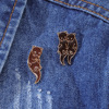 跨境熱銷小熊胸針萌物卡通可愛小動物合金滴油金屬徽章服裝配飾
