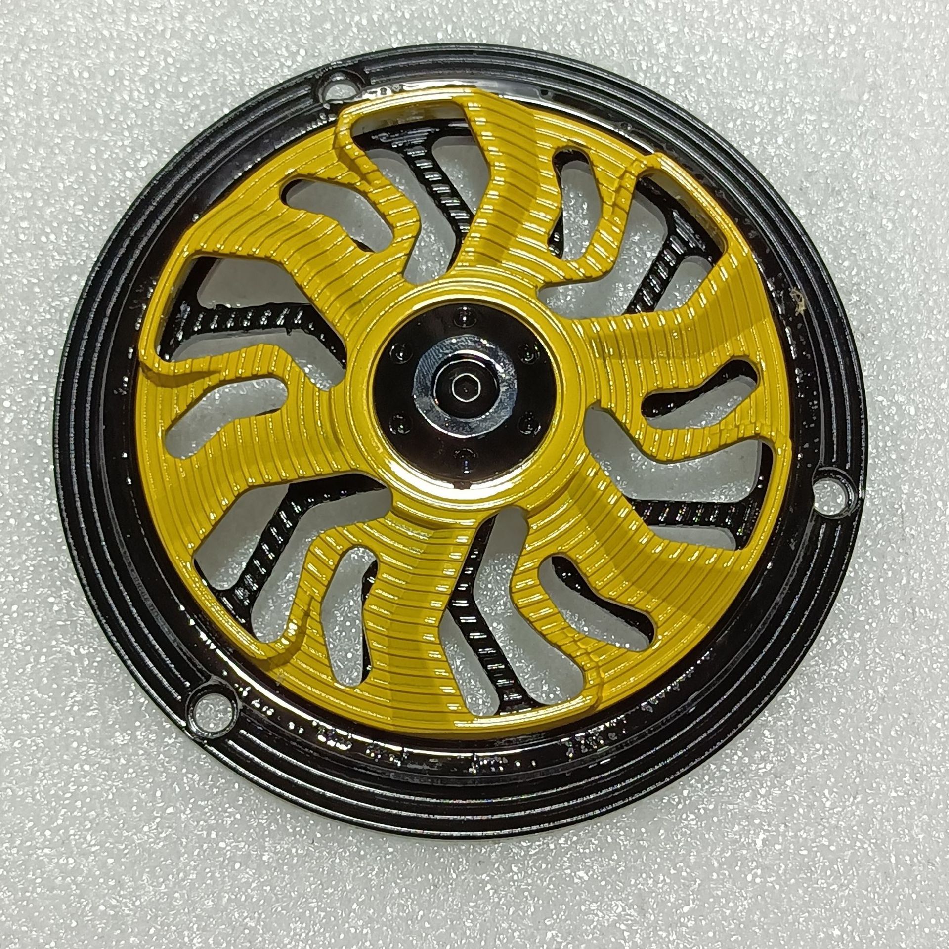 Motorcycle Modification Parts Fan Cover Cnc Engine Decorative Fan Blade Cooling Cover 135mm Hot Selling in Southeast Asia