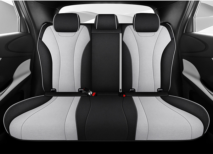 BYD Dolphin Smart Driving Edition EV Seat Cover - Special Full-Coverage Car Cushion, All-Season Seat Cover in Cotton and Linen Fabric