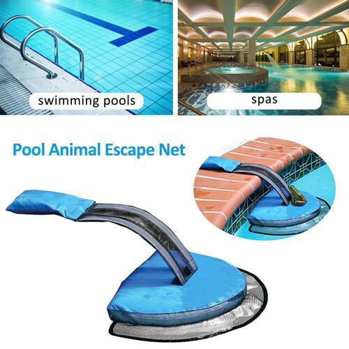 Cross-border outdoor swimming pool escape net, frog and bird escape net, European and American rescue swimming pool animal escape channel