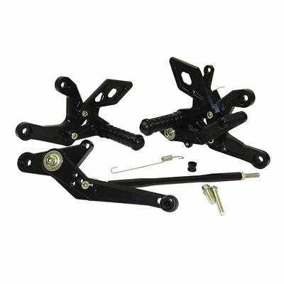 Applicable to Honda CBR500R CB500F CBR400R CB400F modified to raise the pedal rearward assembly (Motorcycle pedals) - black