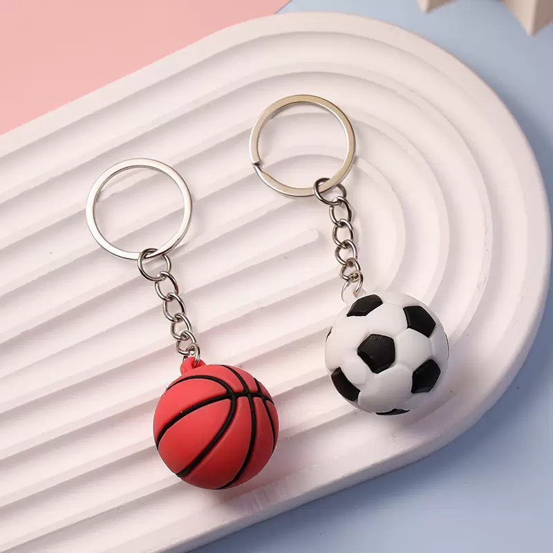Celebridad en línea simulación creativa de fútbol serie de llaveras de baloncesto llaveras pequeños colgantes de muñecas regalos de actividad al por mayor image 4