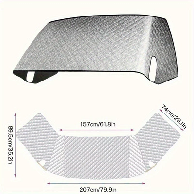 Rv Sunshade Aluminum Film Sun Protection Car clothing