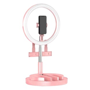 Mobile phone live light fill light three-position 12-inch beauty light photography portable bracket light eyelash integrated folding light
