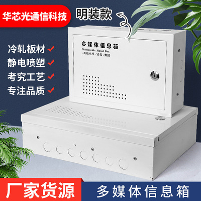信息箱明装暗装光纤入户家庭布线弱电箱配电箱家用电表箱网络厂家|ms
