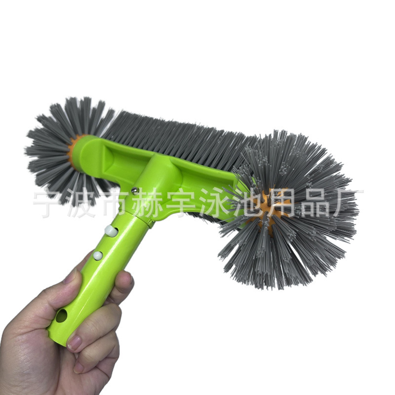Factory New Product Direct Supply 13inch Reinforced Removable Handle Pool Cleaning Brush Pool Brush Ball Brush Green Factory New Product Direct Supply 13inch Reinforced Removable Handle Pool Cleaning Brush Pool Brush Ball Brush Green
