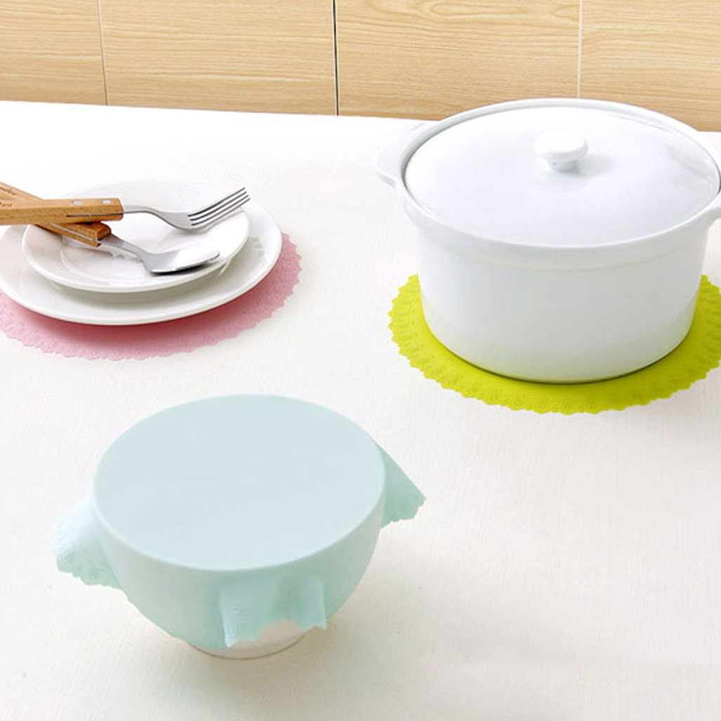 洛哈思廚房矽膠保鮮膜家用食品保鮮罩批發冰箱可重複密封蓋保鮮蓋