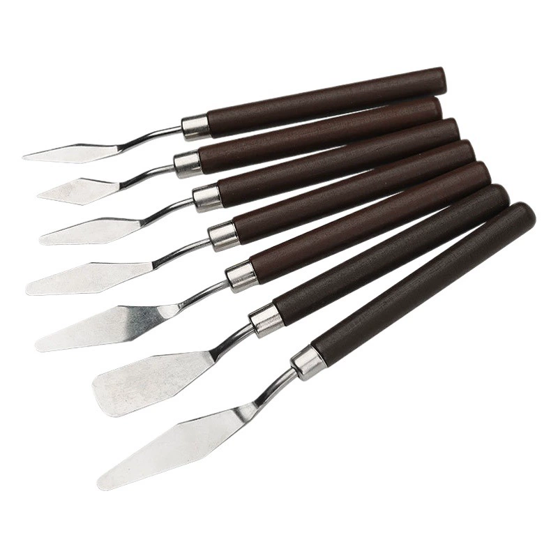 Картина маслом палку скребок картина маслом палку костюм искусства краски скребок из нержавеющей стали интегрированный художественный скребок оптом