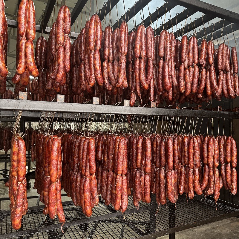 Sichuan Spicy Five-Spice Sausage Bacon Specialty Farm Handmade Bacon Authentic Smoked Sausage Pork Bacon Sichuan Spicy Five-Spice Sausage Bacon Specialty Farm Handmade Bacon Authentic Smoked Sausage Pork Bacon