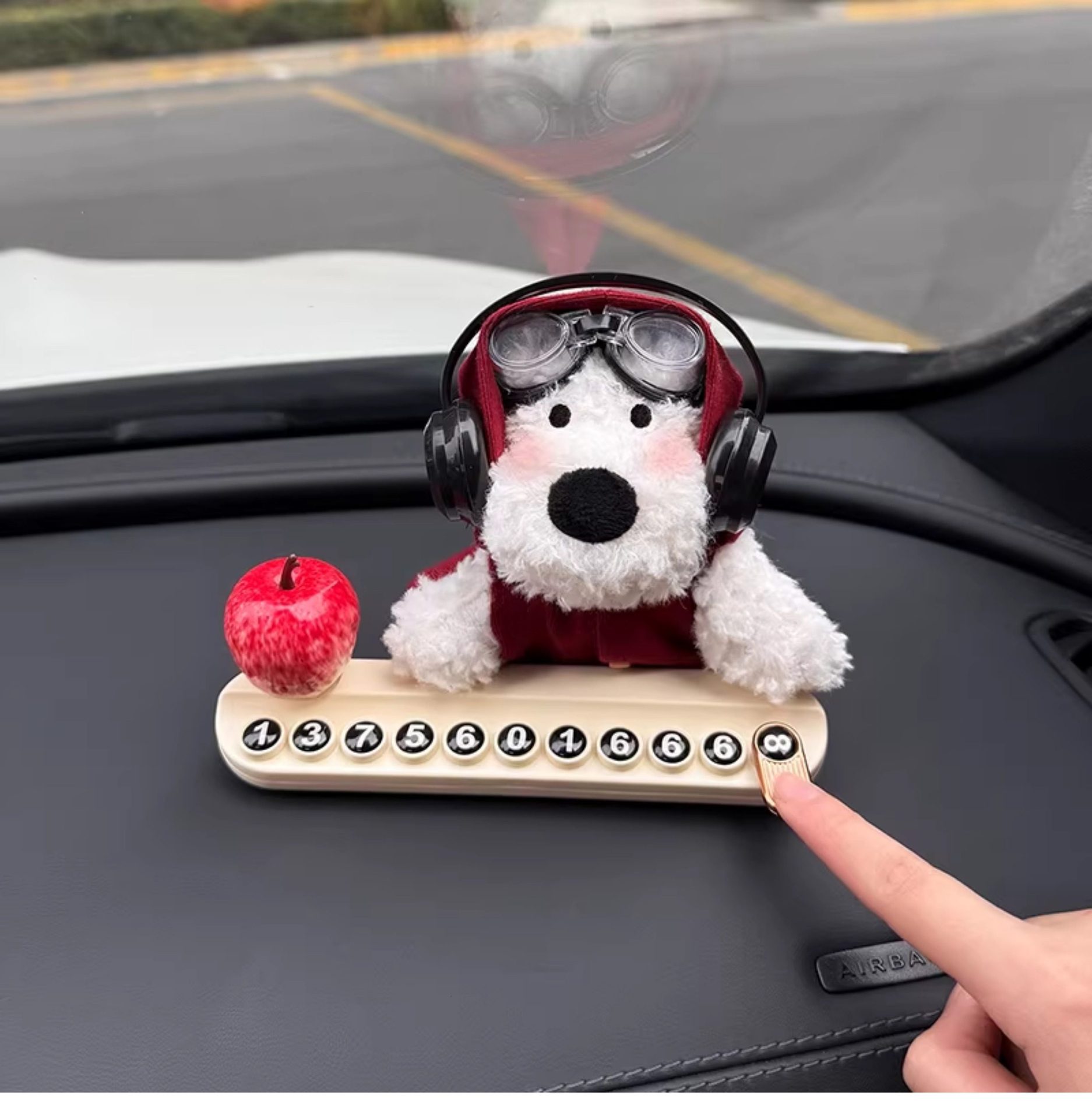 2025 New Model Temporary Parking Number Plate for Car, Mobile Phone Number Display, Digital Car Phone Number Plate, Can Hide Female Phone Number
