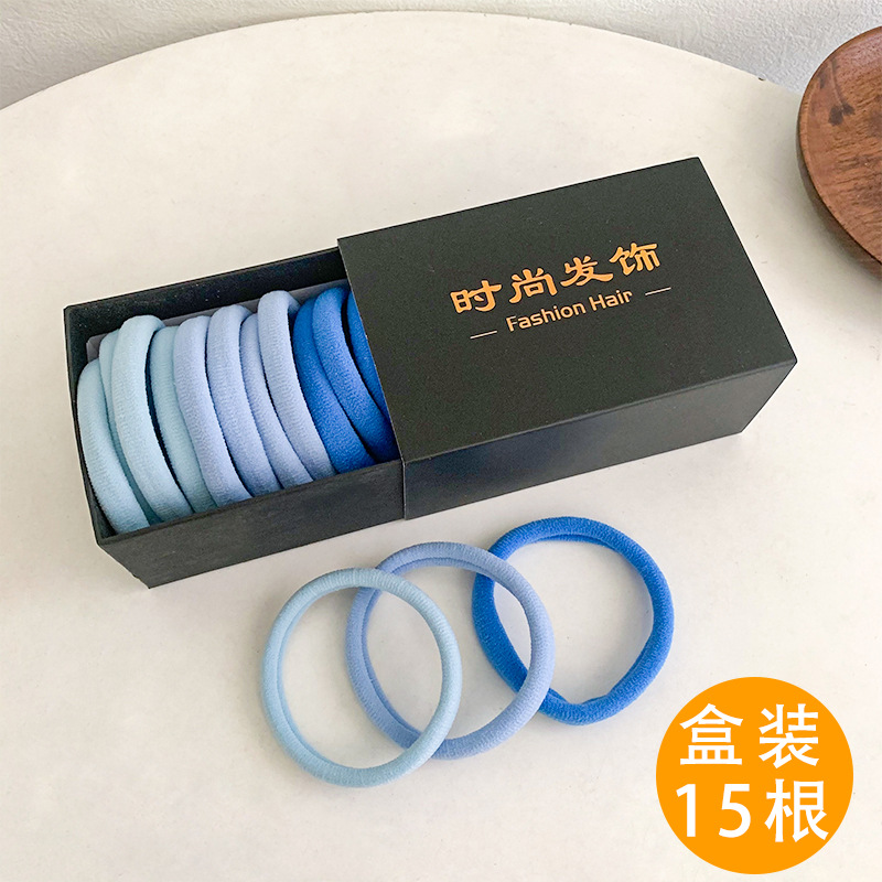 Caja de regalo banda de pelo sin costuras cuerda de pelo 2022 nueva banda de goma lazo de pelo femenino adulto alto elástico cuerda de pelo durable