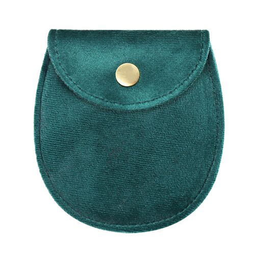 Oval bottom velvet gold buckle bag jewelry bag snap packaging bag gift bag toy bracelet storage bag jewelry