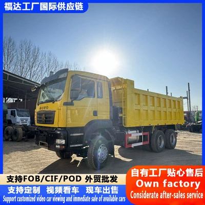 Manufacturer's Cross-Border Howo Tx Dump Truck, 375 Horsepower, Heavy-Duty Rear-Dump Truck for Construction Site Sand and Gravel Transport (Yük maşınları)