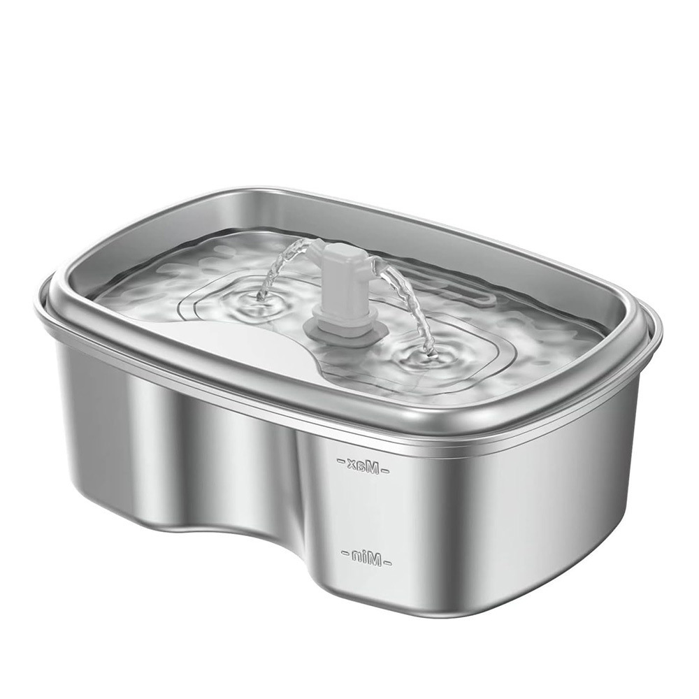 Amazon de acero inoxidable inteligente para bebidas de mascotas 3.2L filtro de circulación automática de gran capacidad alimentador de agua para gatos y perros