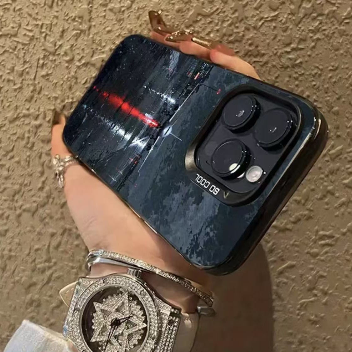 Nueva funda para teléfono iPhone 17 compatible con modelos internacionales, para Apple 15 Pro Max/14/13 Pro, estilo europeo y americano, comercio exterior 12/16E.