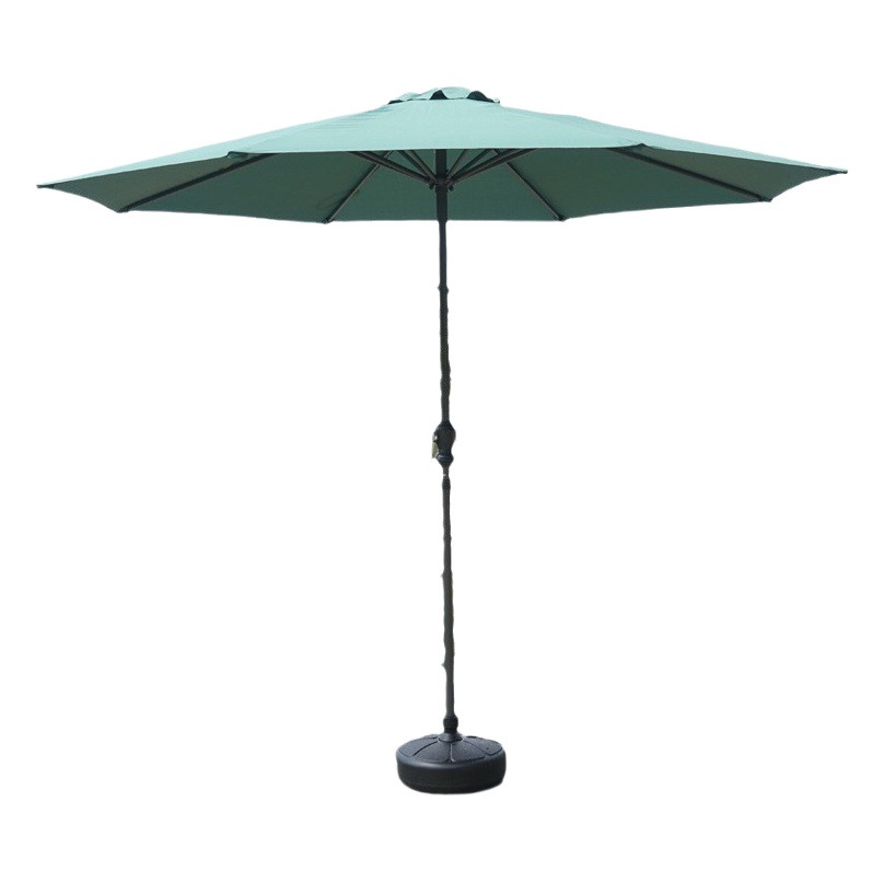 Sombrilla de protección UV para exteriores, para patio de villa, balcón de ocio, puesto de café, sombrilla con poste central, sombrilla de jardín.