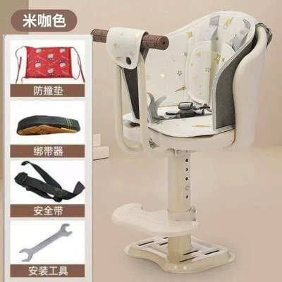 baby seat, motorcycle baby – Electric car child seat - huiqi-armrest-model-seat-cushion-thickened-load-bearing-column-adjustable-height-shock-absorption-limited-time-offer
