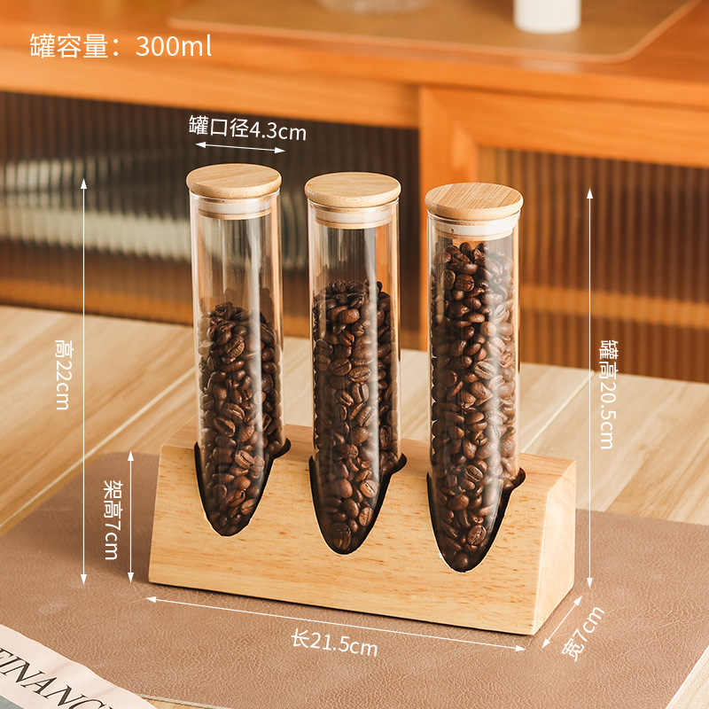 Botella de vidrio, botella de sellado, latas de té, latas de exhibición, granos de grado alimenticio, almacenamiento de granos, botella transparente, almacenamiento de cocina