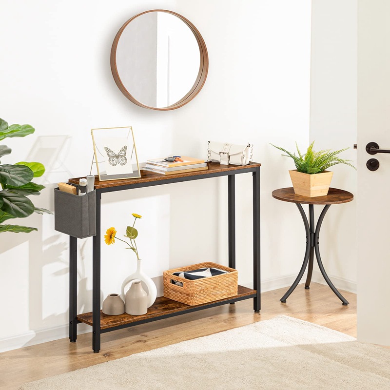 Mesa consola de estilo chino moderno, minimalista y de lujo ligero para entrada, sala de estar, pasillo, gabinete decorativo rectangular de pared.