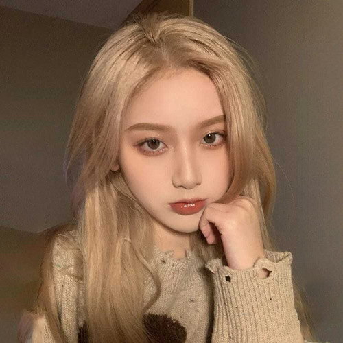 Wig for women with long hair, full headband style, face shaping, medium parting, long straight hair, lolita natural fluffy wig set