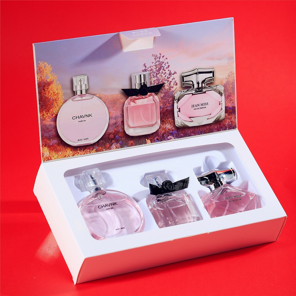小城伊香 Perfume, set for women, gift box, 3 piece set, long-term effect