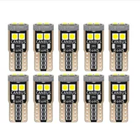 Автомобильный светодиодный индикатор ширины высокой яркости T10 3030-6SMD индикатор ширины маленький светильник освещения номерного знака лампа для чтения бесступенчатая W5W