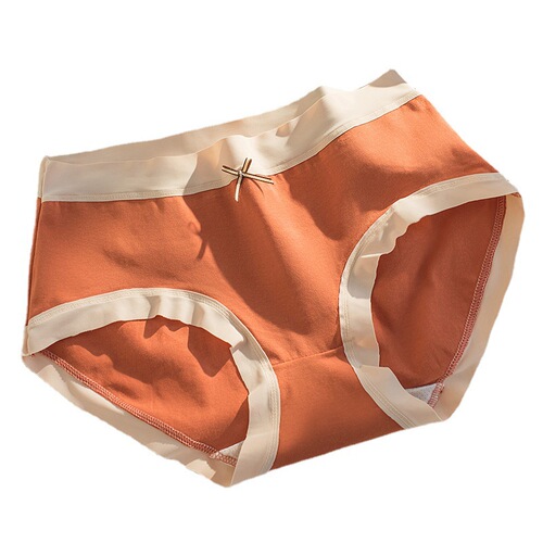 Paclitaxel Purifying Underwear Ice Silk Waist Women's Mid-waist Pure Cotton Seamless Nude Breathable Hip Covering Skin Friendly Underwear