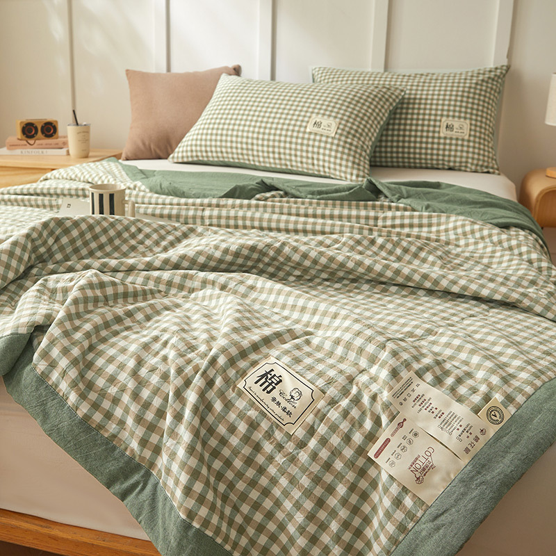 카테고리 A 산모 및 유아용 등급 - 녹색 작은 격자