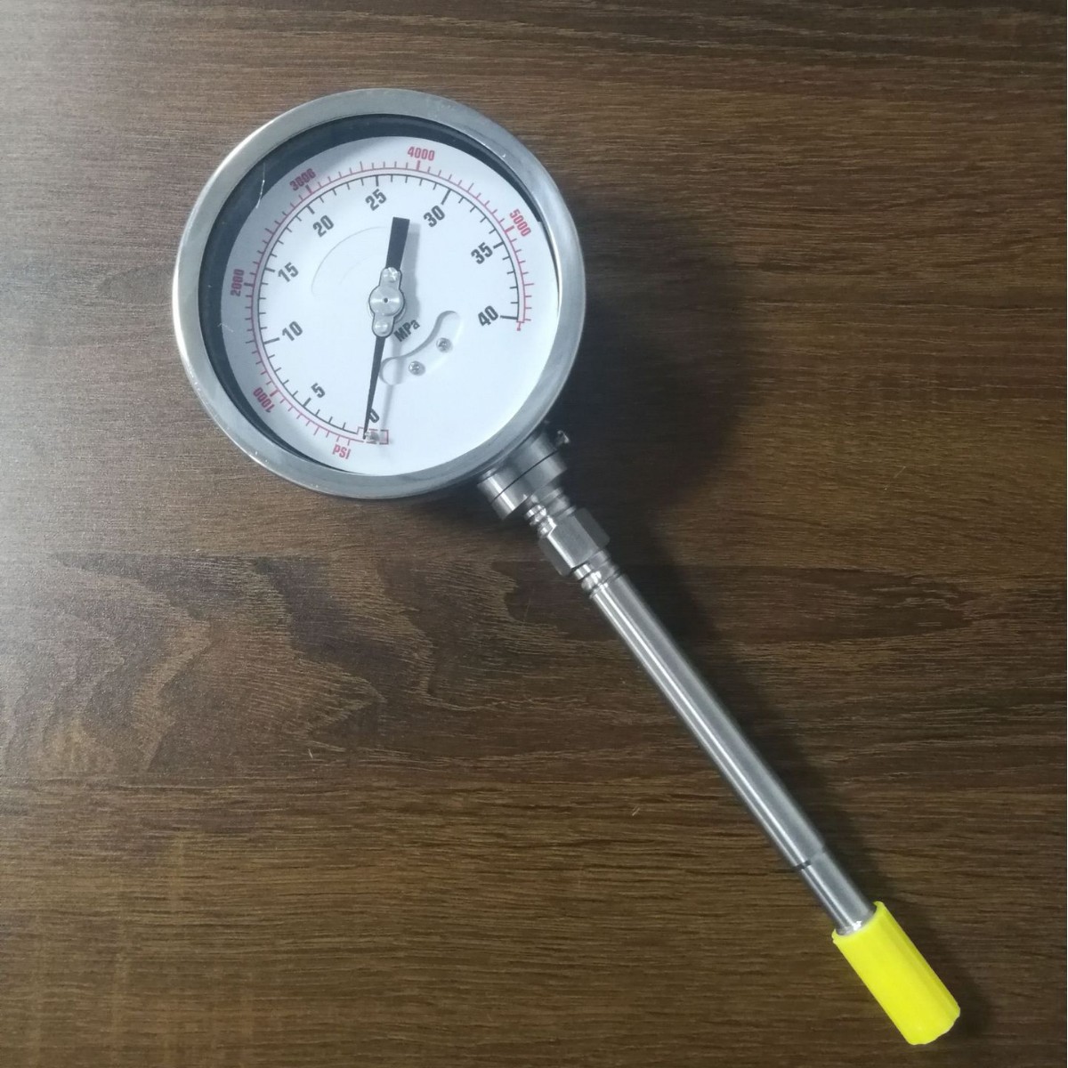 供应指针式高温熔体压力表PT1000D-40MPa