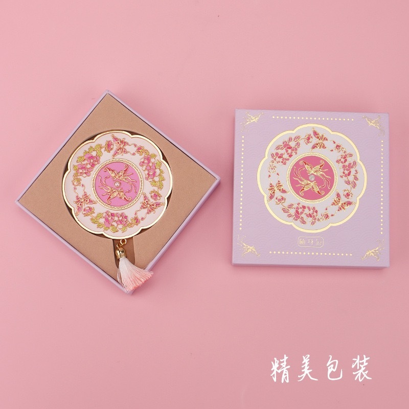 金属冰箱贴镜面款浮雕冰箱贴厂家定 制随身镜高颜值古风金属工艺|undefined