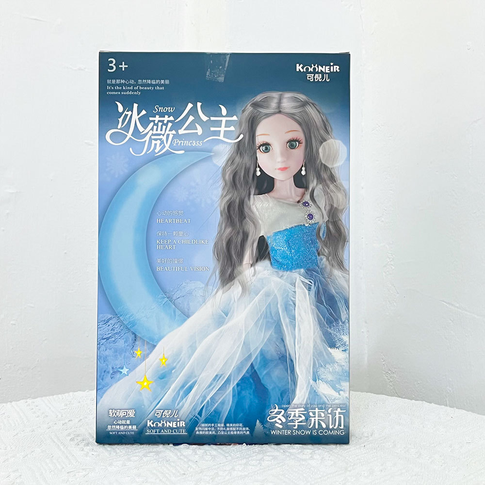 Barbie al por mayor muñeca de nieve simulación princesa chica caja de regalo conjunto de juguetes regalos de inscripción de instituciones de enseñanza y capacitación