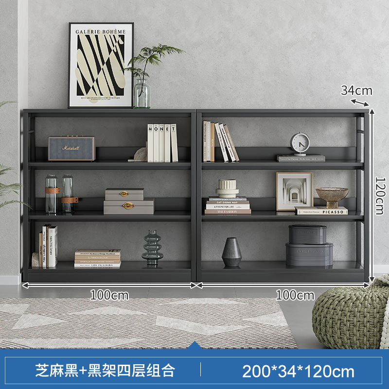 Estante de almacenamiento doméstico multicapa de pie estante de exhibición gabinete de almacenamiento sub-estante estantería decorativa estantería