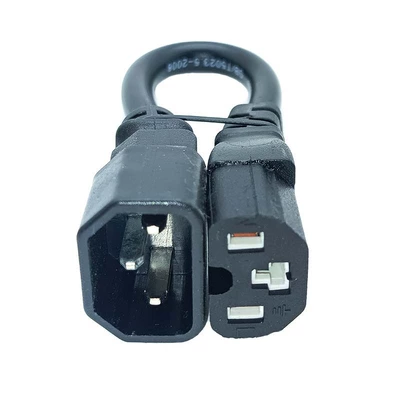 Electric Vehicle Charger Double-headed AC Power Cord Extension Cord Spare Battery External Battery Series Male and Female Head (Other Electric Vehicle Accessories) - double-straight-male-and-female-connectors-25-square-meters-20cm