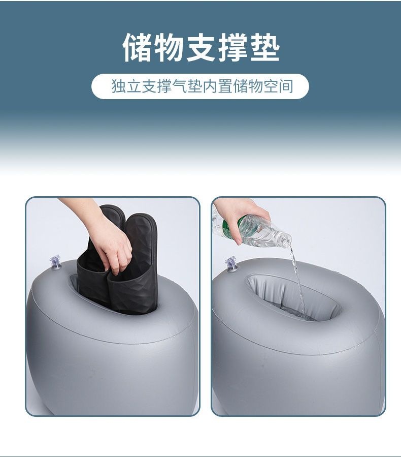 Car inflatable bed, rear seat sleeping pad, mattress for sleeping in the car, magic tool for sleeping in the car, foldable travel bed for the rear seat of a sedan