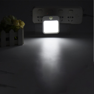 2022 plug-in dimming night sports Human body induction lamp infrared induction lamp electrodeless dimming induction night lamp
