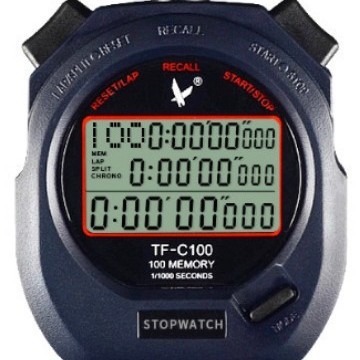 Tianfu TF-C100 Stopwatch Timer, Professional Sports Metronome for Competitions, 300 RPM; TF-C300