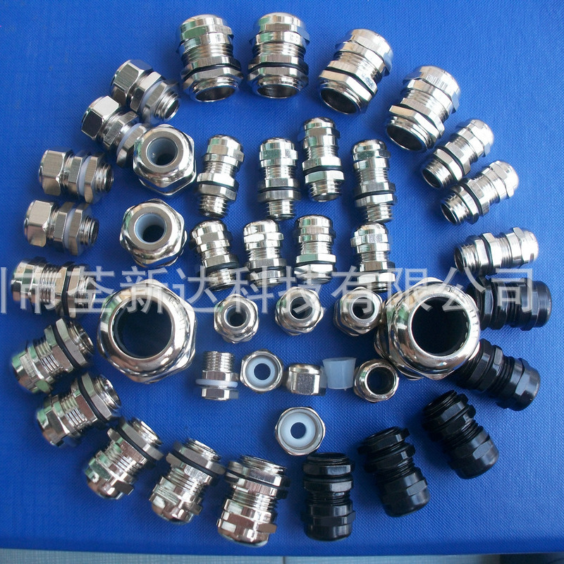 厂家供应金属快速防水接头 电缆直通快装铜接头 水管水表通水接头