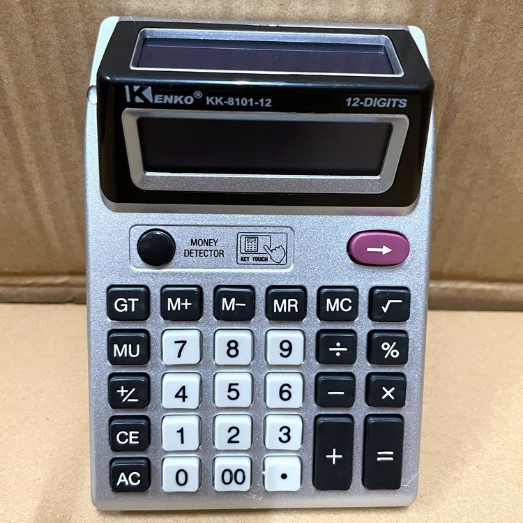 Calculadora de escritorio de 12 dígitos de doble pantalla de escritorio mayorista contabilidad financiera oficina especial 8101 computadora