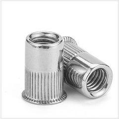 Color zinc small countersunk rivet nut stainless steel knurled rivet nut through-hole rivet nut pull cap pull nut M4|M5