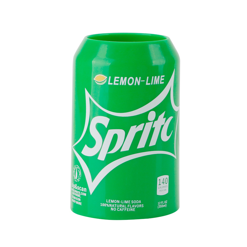 355ml 녹색 실리콘 콜라 세트