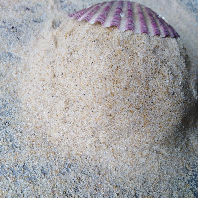 儿童圆粒海沙山东厂家幼儿园游乐场沙池用白沙石英砂玩具造型砂