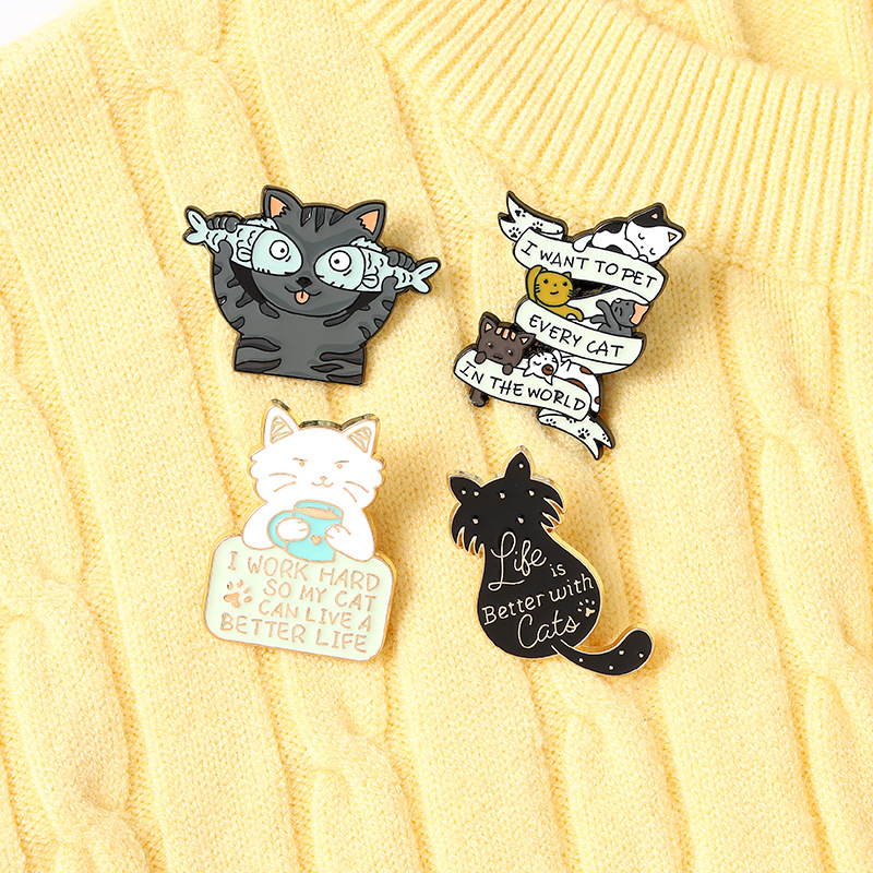 Simple Style Style Simple Style Pin Animal Alloy Enamel Unisex Brooches