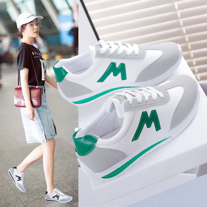2025 Spring and Autumn New Thick-Soled Forrest Gump Shoes for Women, Leather Surface, Korean Style, Versatile Casual Shoes, Trendy Student Running Shoes 2025 Spring and Autumn New Thick-Soled Forrest Gump Shoes for Women, Leather Surface, Korean Style, Versatile Casual Shoes, Trendy Student Running Shoes