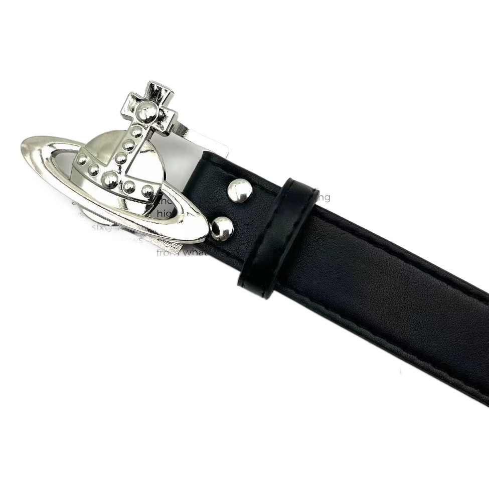 Nicho clásico Saturno hebilla casual cinturón unisex ins moda decorativa falda pantalones cinturón moda