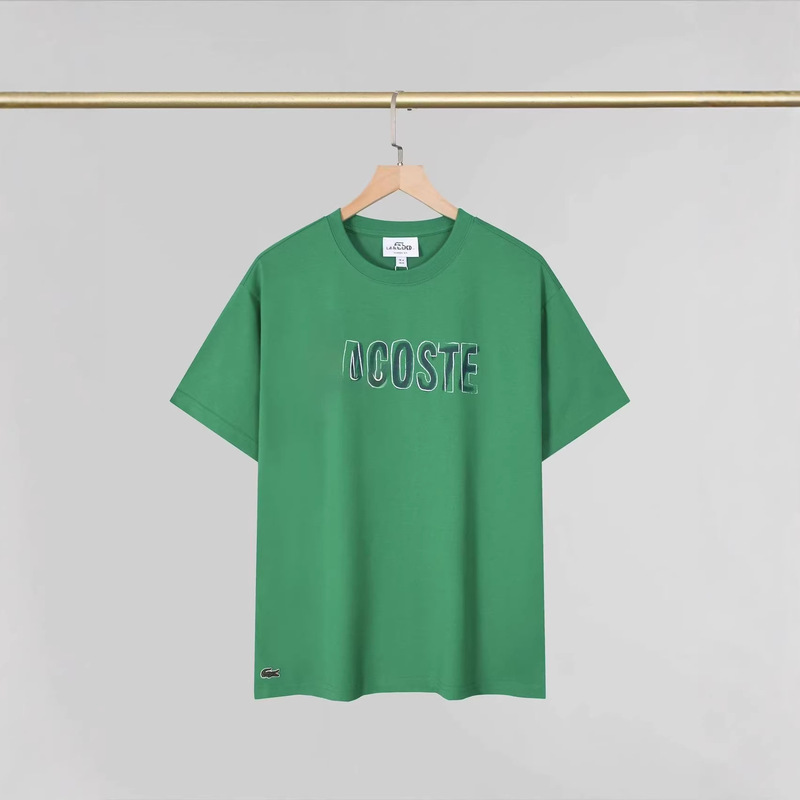 Cross-Border Foreign Trade European Size Loose Men's Round Neck Short-Sleeve T-Shirt, Trendy Brand Print, Casual and Stylish Cotton T-Shirt