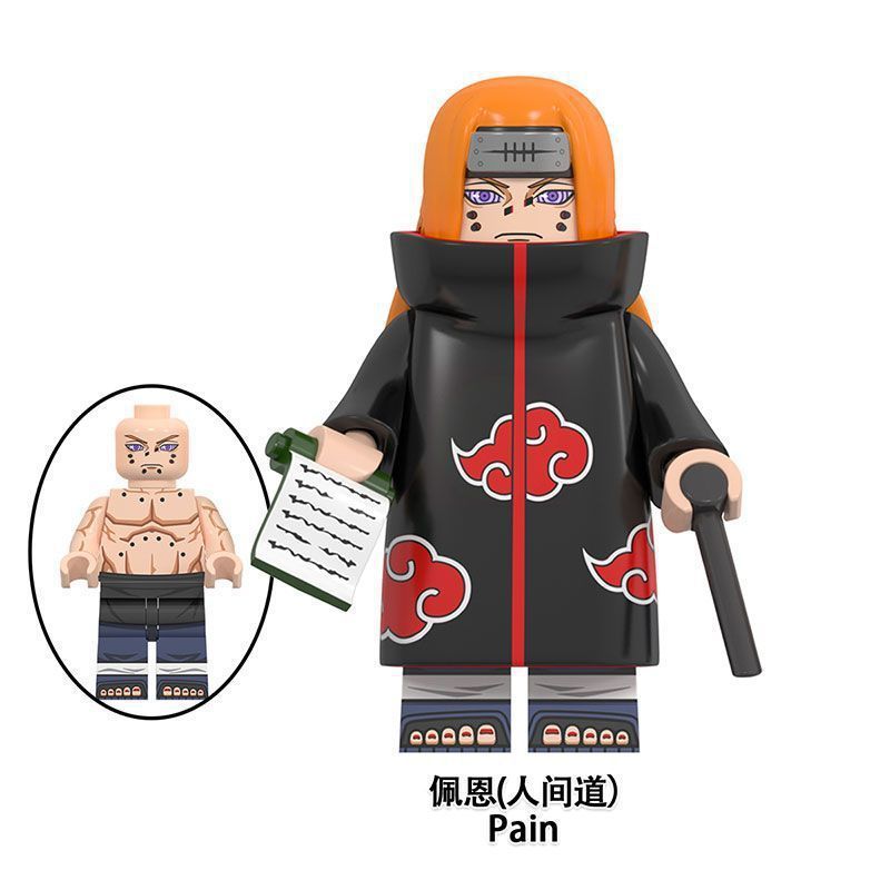 NARUTO 互換性のあるレゴ ミニフィギュア ヘイゴ ウィザード ウィザード ウィザード サスケ イタチ ジュンマルー 組み立てブロック おもちゃ プラスチック|undefined
