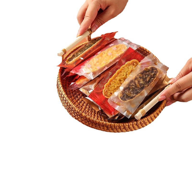 Clásico tipo barco de arroz glutinoso embalaje rectangular máquina de hornear bolsa de sellado en stock fábrica al por mayor bolsa de embalaje de piruletas