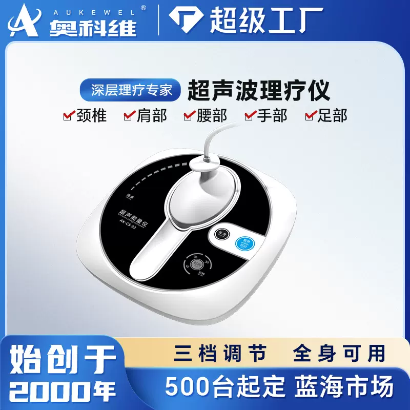 奥科维 超声波美容导入仪 超声波能量仪外贸爆款批发超声波理疗仪
